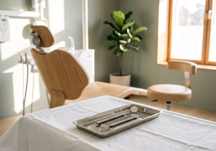 Tannlegestol og moderne utstyr hos Balder Tannklinikk i Fredrikstad